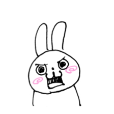 Feeling of super-rabbits sticker #12214179