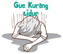 Mr simple but charming sticker #12214339