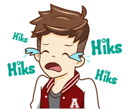 Mr simple but charming sticker #12214341