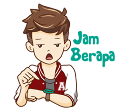 Mr simple but charming sticker #12214342