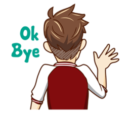 Mr simple but charming sticker #12214352