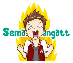 Mr simple but charming sticker #12214358