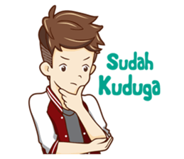 Mr simple but charming sticker #12214362