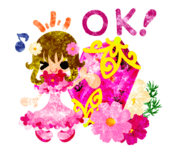 Sticker of cosmos girls sticker #12214406