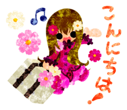 Sticker of cosmos girls sticker #12214414