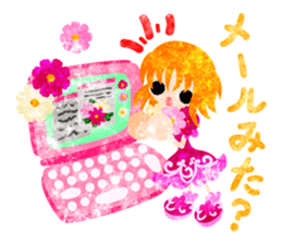 Sticker of cosmos girls sticker #12214428