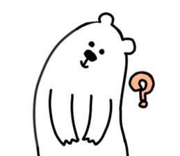 white bear SPRING sticker #12214970