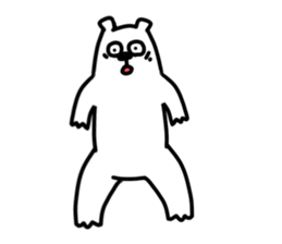 white bear SPRING sticker #12214971