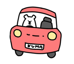 white bear SPRING sticker #12214985