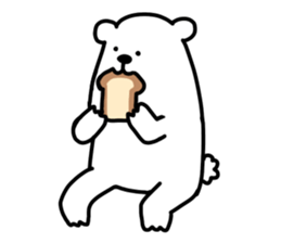 white bear SPRING sticker #12214988