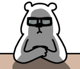 white bear SPRING sticker #12214991