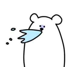white bear SPRING sticker #12214994