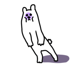 white bear SPRING sticker #12215003