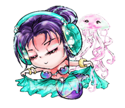 Mermaids World sticker #12215115