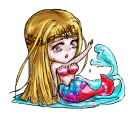 Mermaids World sticker #12215119