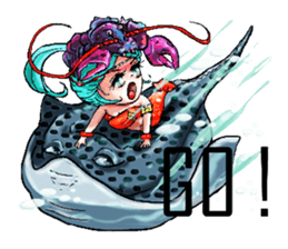 Mermaids World sticker #12215125