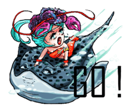 Mermaids World sticker #12215125