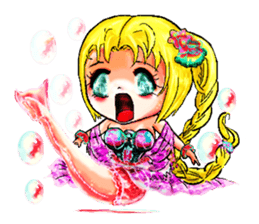 Mermaids World sticker #12215129
