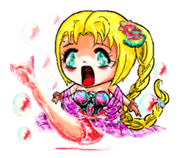 Mermaids World sticker #12215129