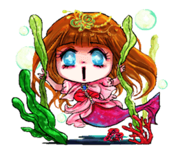 Mermaids World sticker #12215143