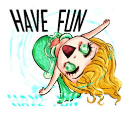 Mermaids World sticker #12215145