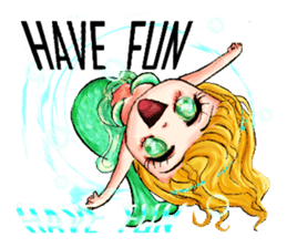 Mermaids World sticker #12215145