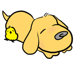 Lovely Friendship 'Dog and Chick' vol.2 sticker #12216009