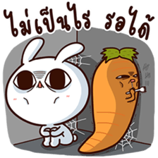 Moose the Rabbit & Babe Carrot 4 sticker #12216071