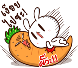 Moose the Rabbit & Babe Carrot 4 sticker #12216075