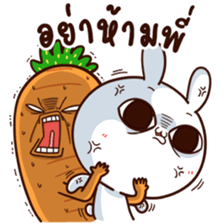 Moose the Rabbit & Babe Carrot 4 sticker #12216078