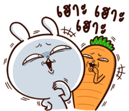 Moose the Rabbit & Babe Carrot 4 sticker #12216081