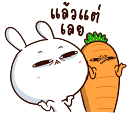 Moose the Rabbit & Babe Carrot 4 sticker #12216082