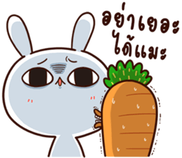Moose the Rabbit & Babe Carrot 4 sticker #12216098