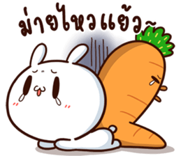 Moose the Rabbit & Babe Carrot 4 sticker #12216099