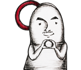 Big toe "Mr.mustache" sticker #12216230