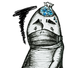 Big toe "Mr.mustache" sticker #12216239