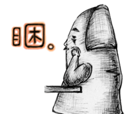 Big toe "Mr.mustache" sticker #12216240