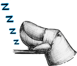 Big toe "Mr.mustache" sticker #12216241