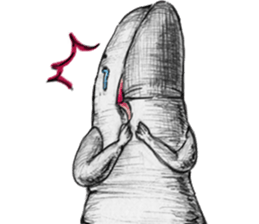 Big toe "Mr.mustache" sticker #12216245