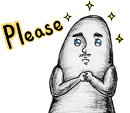 Big toe "Mr.mustache" sticker #12216246