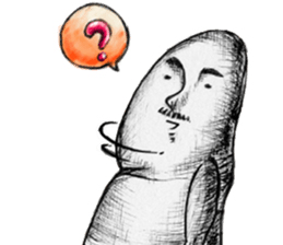 Big toe "Mr.mustache" sticker #12216256