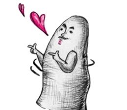 Big toe "Mr.mustache" sticker #12216257