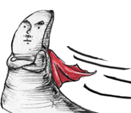 Big toe "Mr.mustache" sticker #12216259