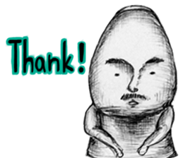 Big toe "Mr.mustache" sticker #12216260