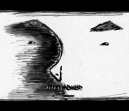 Big toe "Mr.mustache" sticker #12216266