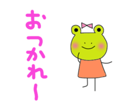 Can of a frog. sticker #12216351