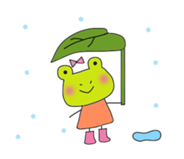 Can of a frog. sticker #12216362