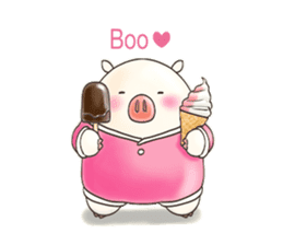 Cute pig by Torataro sticker #12216479
