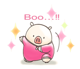 Cute pig by Torataro sticker #12216496