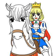 白馬に乗った王子様と Lineクリエイターズスタンプ Stamplist